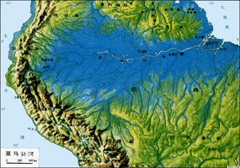 1,热带雨林面积大的原因:该地区地形平坦,面积广阔,大部分地区受赤道