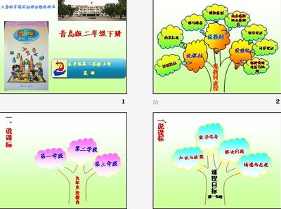青岛版数学二年级下知识树