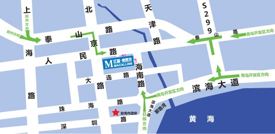 胶南市电子地图查询,2018最新山东青岛胶南市离线地图下载,支持ios图片