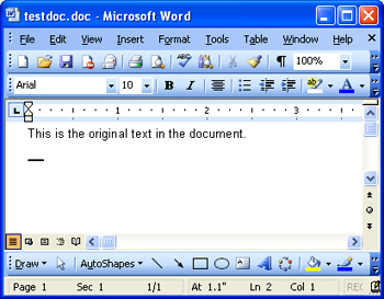 e Space Appending Text to a Microsoft Word D e Space Appending Text to a Microsoft Word D
