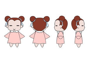 3d动漫人物三视图_3d动漫人物三视图图片大全