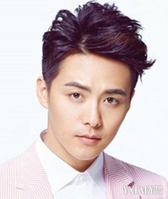 发型三七分偏分短发男生两边男士发型铲图片